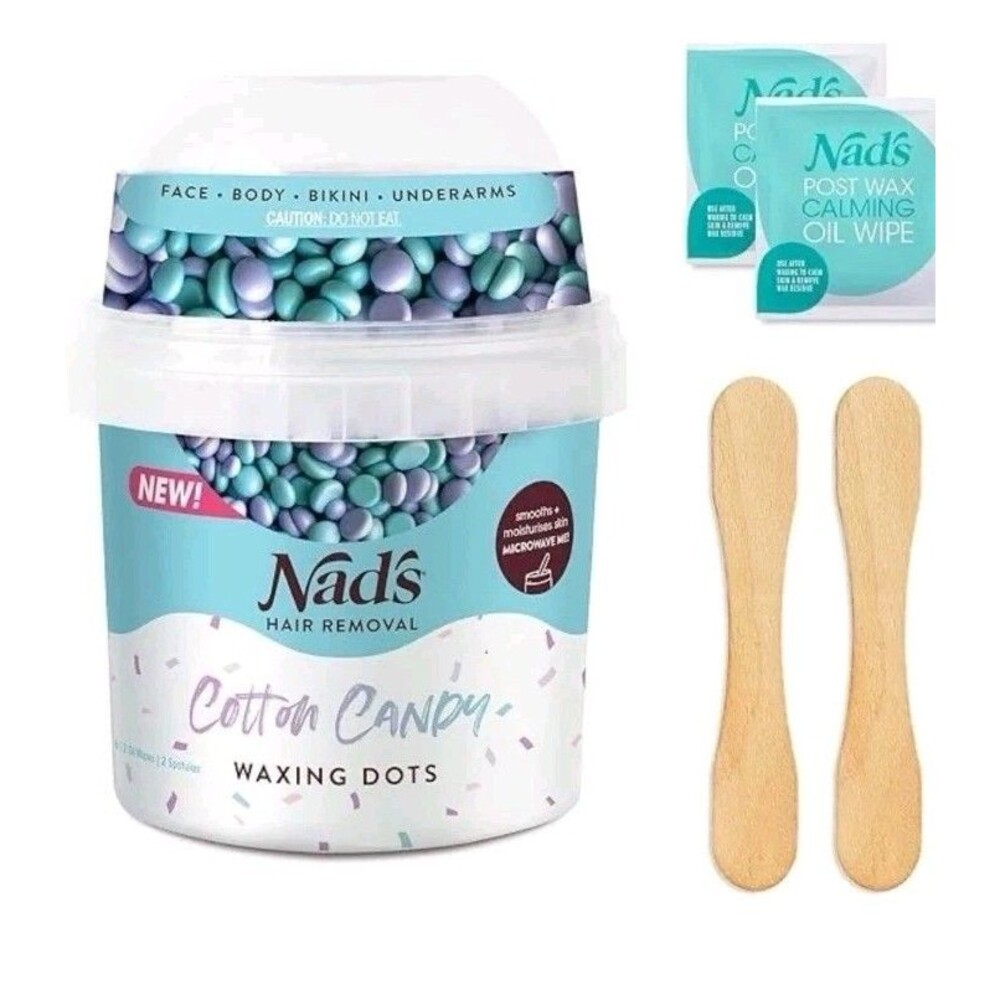 New! Nad’s Hair Removal “Cotton Candy” Waxing Dots! Smooths+Moisturises TikTok